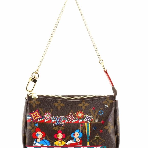 100% AUTHENTIC LOUIS VUITTON LTD EDITION BUMPER CARS MINI POCHETTE ACCESSORIES